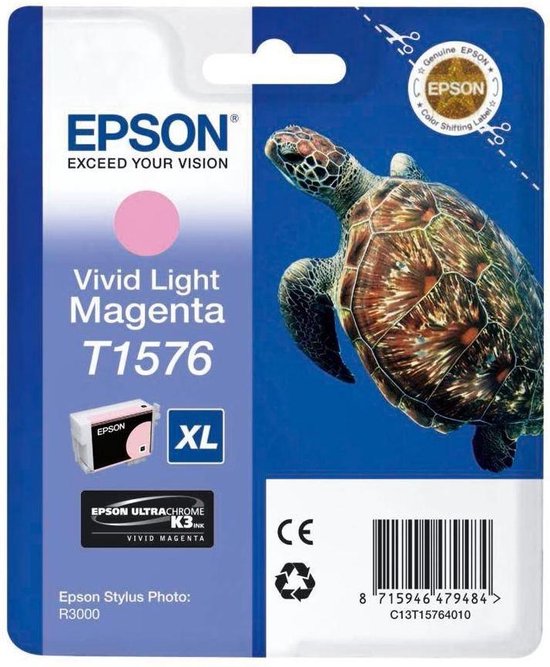 Epson T1576 Inktcartridge – licht magenta, UltraChrome K3 – foto 1 van 4