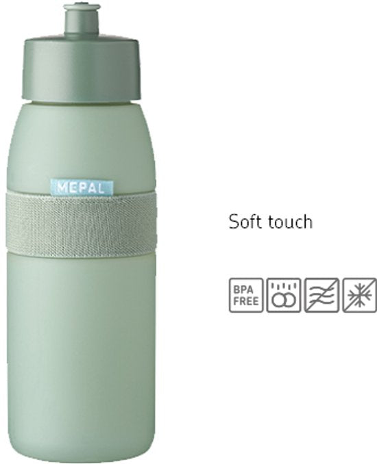 Mepal Ellipse bidon 500 ml – BPA-vrij, vaatwasserbestendig – foto 2 van 4