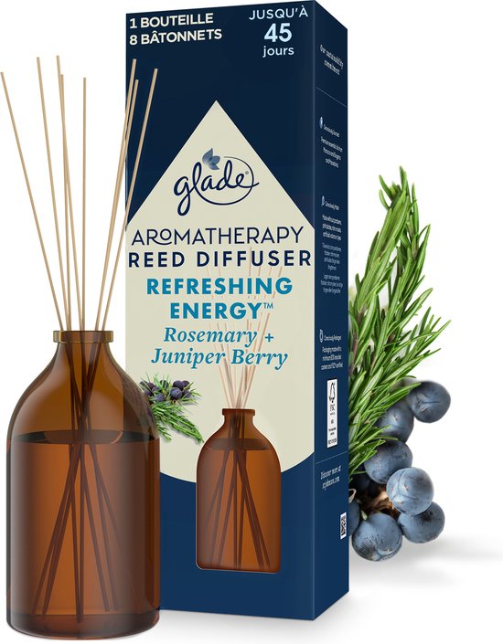 GLADE AROMATHERAPY REED DIFFUSER REFRESHING ENERGY – foto 1 van 4