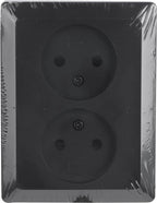 Q-Link Dubbel stopcontact – inbouw met shutter, IP20 – foto 4 van 4