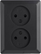 Q-Link Dubbel stopcontact – inbouw met shutter, IP20 – foto 3 van 4