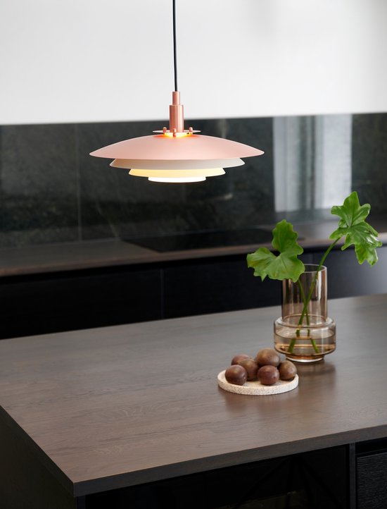 Nordlux Bretagne 38-hanglamp-G9-koper kleurig