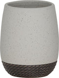 Sealskin Braid - Freestanding Toothbrush Cup - Gray