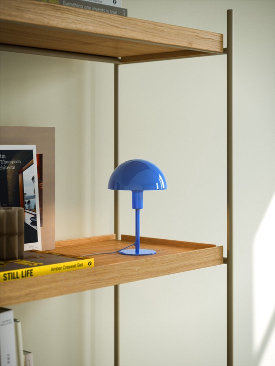Nordlux Ellen Mini tafellamp – 1× E14, blauw metaal – foto 2 van 4