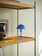 Nordlux Ellen Mini tafellamp – 1× E14, blauw metaal – foto 2 van 4