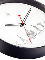 NeXtime nXt Worldtour Wandklok – Ø 30 cm, stil uurwerk – foto 4 van 4