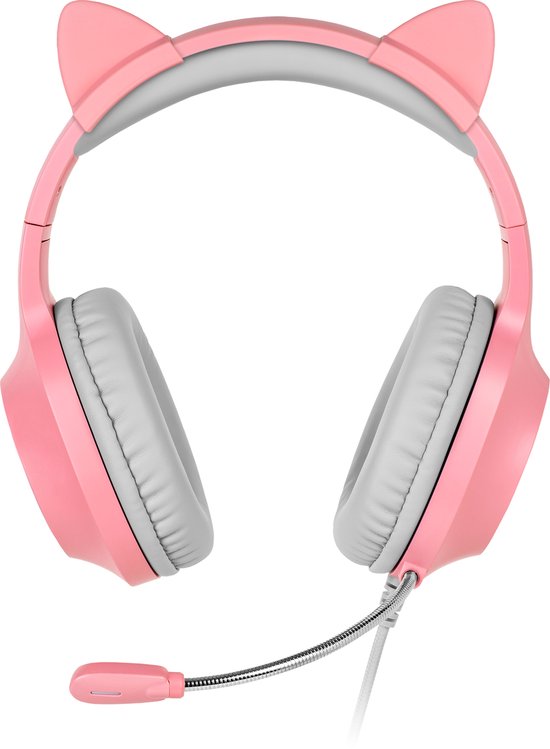 KrÃ¼ger&Matz KM0658 - KrÃ¼ger & Matz gaming hoofdtelefoon voor kinderen. pink