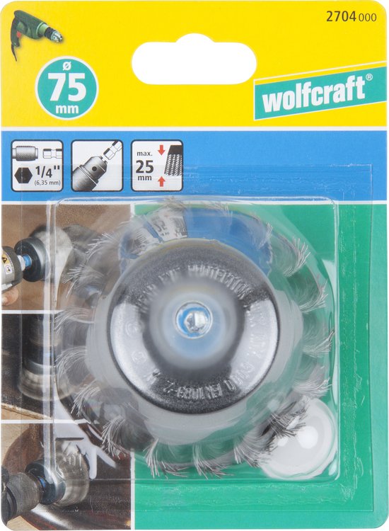 KOMBORSTEL GEVLOCHTEN. 6 MM SCHACHT