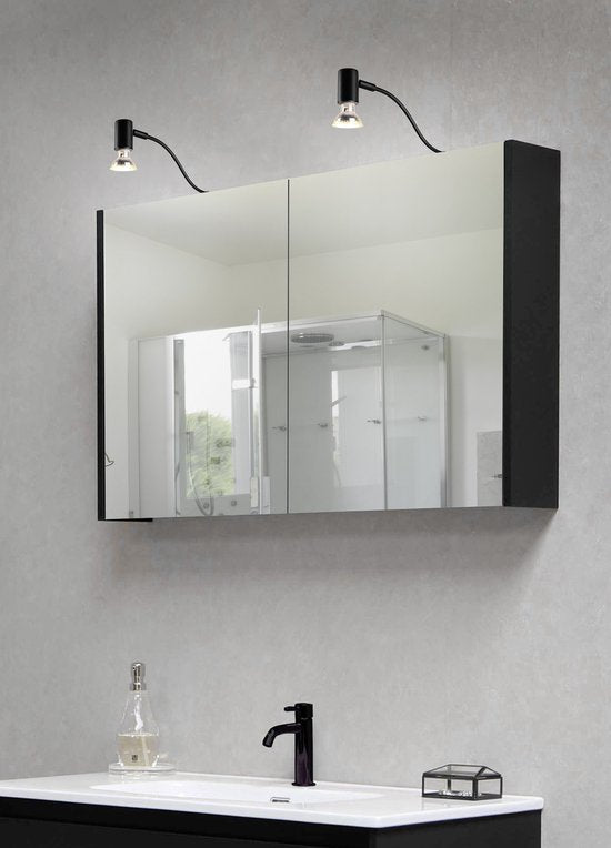 TRIO Leuchten Giada - Wall Lamp - IP44 - GU10 - Matte Black