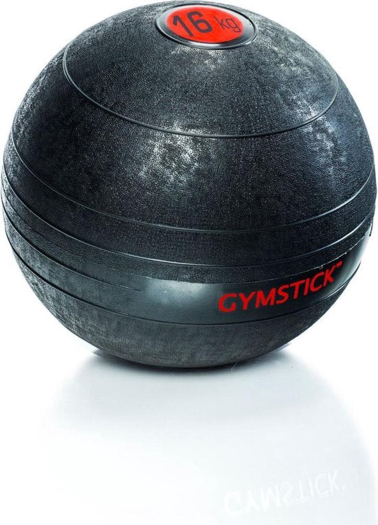 Gymstick Slam Ball 16 kg – rubber, 28 × 28 × 28 cm – foto 1 van 2