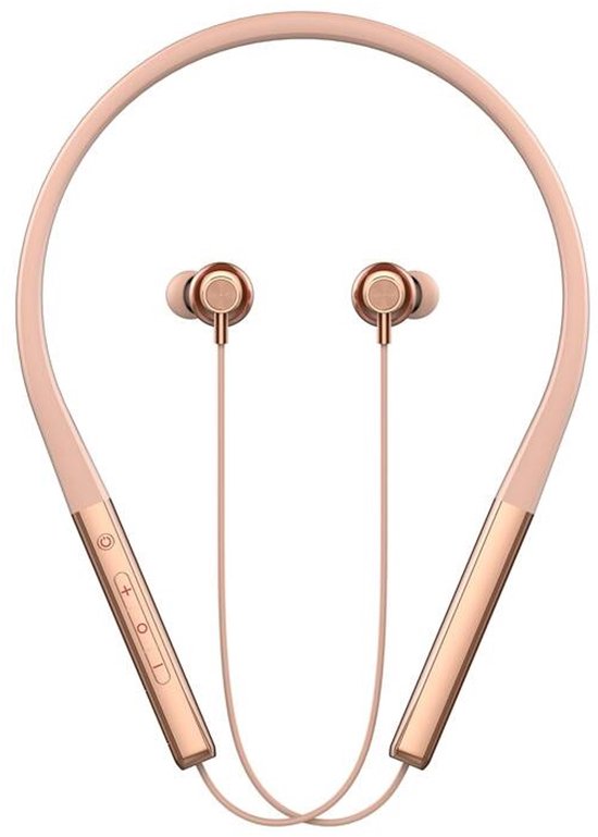 Ldnio Draadloze Hoofdtelefoon Nekbander Voor Telefoons 5.0 Roze Goud
