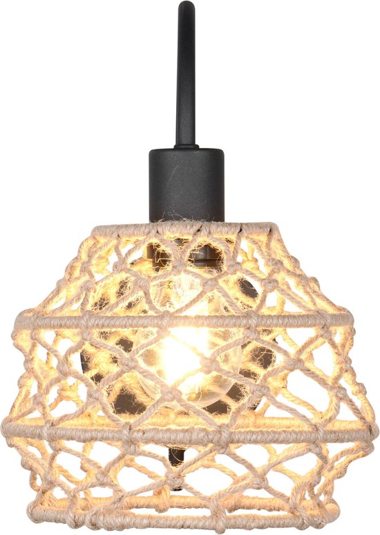 Reality Hive Wandlamp – 1× E27, mat zwart – foto 3 van 4