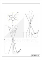 TRIO Lance Vloerlamp – 1× E14, hoogte 156 cm – foto 3 van 4