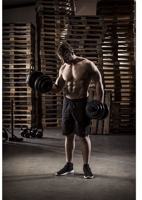 Tunturi Halterset – 2 dumbbells, totaal 28 kg
