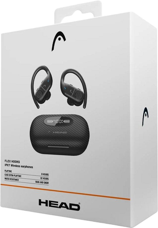 HEAD HDTW03 hoofdtelefoon/headset Draadloos oorhaak Gesprekken/Muziek/Sport/Elke dag Bluetooth Zwart