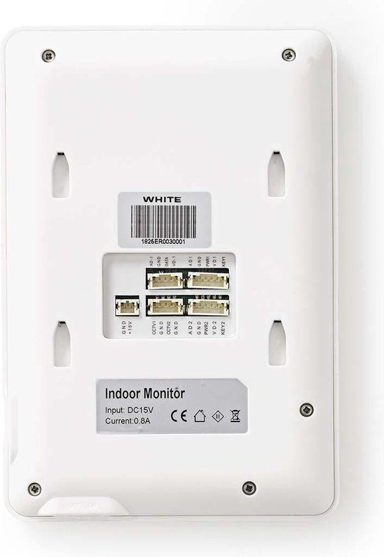 Nedis Videodeurbel – 4,3 inch kleurenmonitor, 2-weg communicatie – foto 3 van 4
