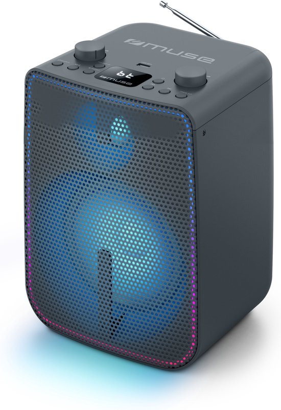 Muse M-1802DJ Bluetooth DJ party speaker – 60 W, ingebouwde accu – foto 2 van 4