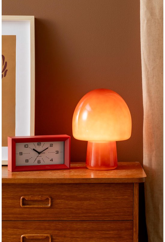 Leitmotiv Tafellamp Gozar - Rood - 20x20x27cm - Modern