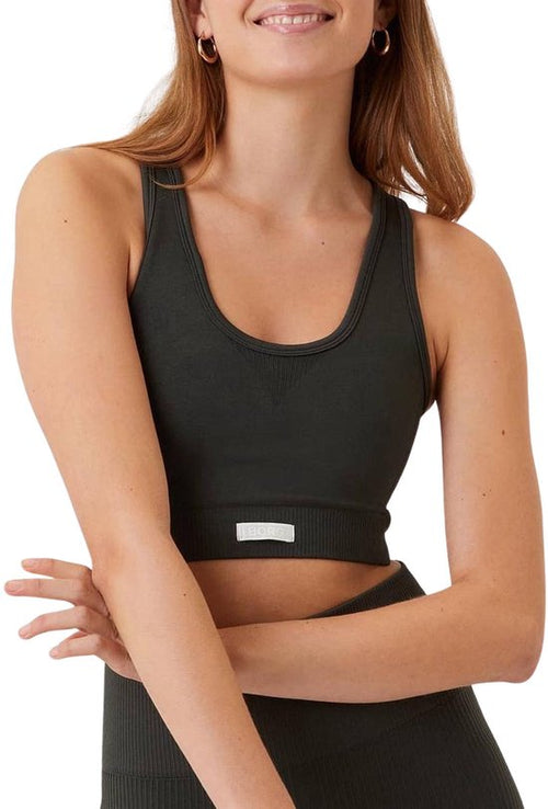 Sport BH BjÃ¶rn Borg Women Studio Low Seamless Bra Peat-S / M