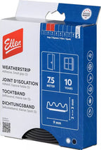Ellen Tochtband K-profiel – 9 × 3 mm × 7,5 m, voor kieren 1 tot 4 mm – foto 3 van 4
