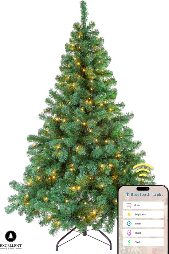 Kerstboom Excellent TreesÂ® LED Stavanger 150 cm met verlichting - âŒ€91cm - 150cm
