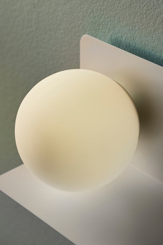 Nordlux Lilibeth wall lamp-E14-opal glass-white