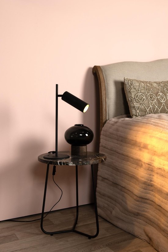 Lucide Clubs bureaulamp – 1× GU10, zwart – foto 4 van 4